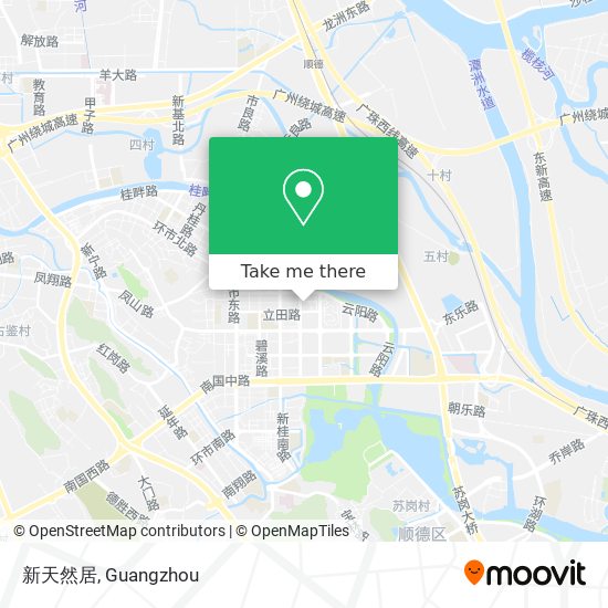 新天然居 map