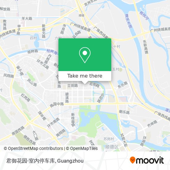 君御花园-室内停车库 map