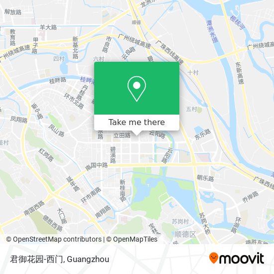 君御花园-西门 map