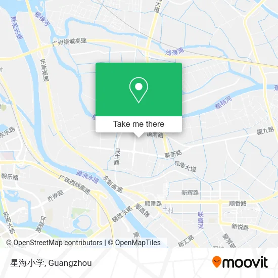 星海小学 map