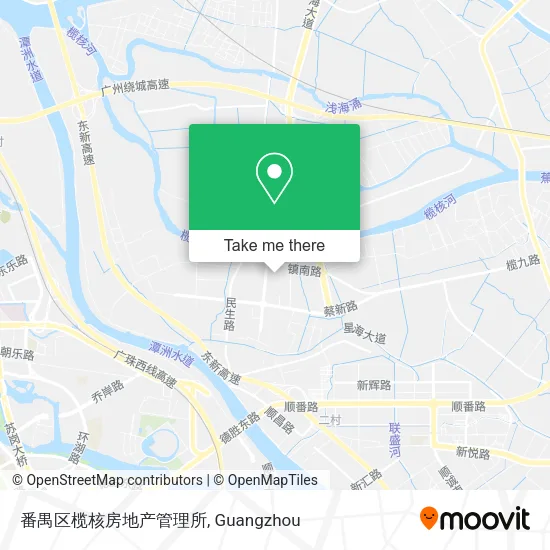番禺区榄核房地产管理所 map