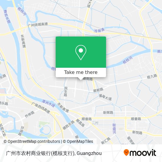 广州市农村商业银行(榄核支行) map