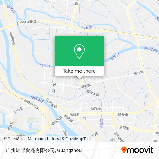 广州炜邦食品有限公司 map