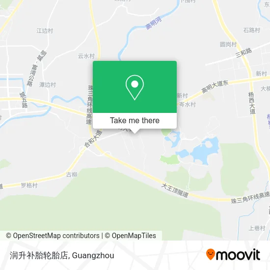 润升补胎轮胎店 map