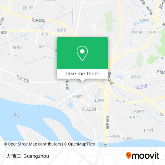 大佛口 map
