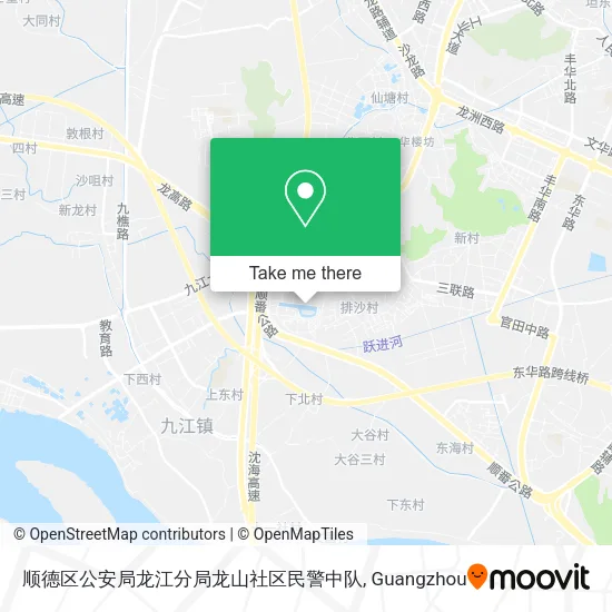 顺德区公安局龙江分局龙山社区民警中队 map
