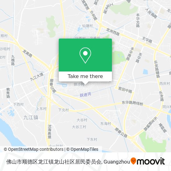 佛山市顺德区龙江镇龙山社区居民委员会 map