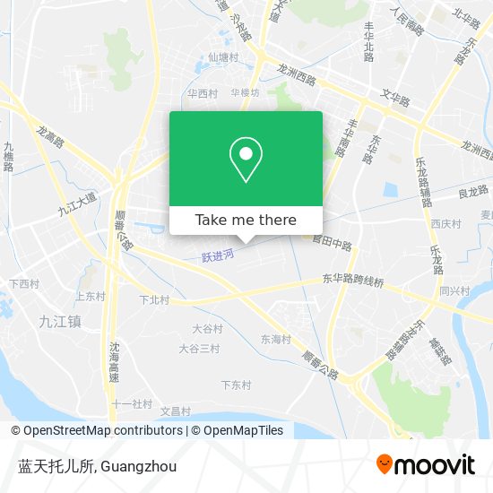 蓝天托儿所 map