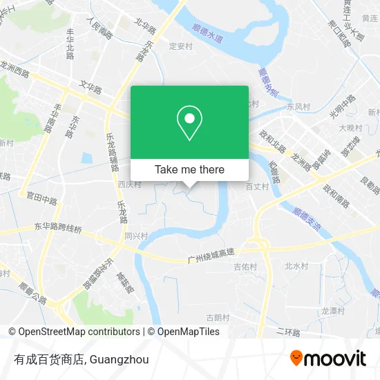 有成百货商店 map