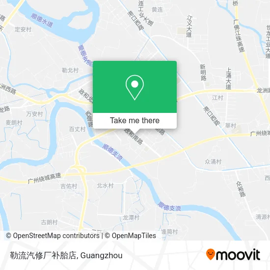 勒流汽修厂补胎店 map