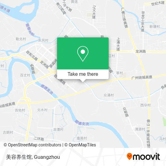 美容养生馆 map