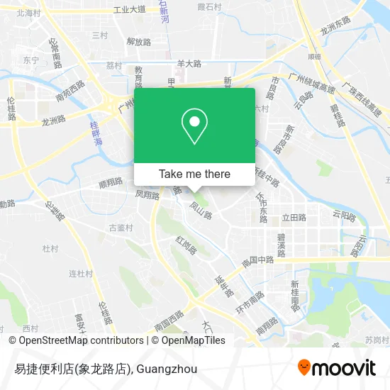 易捷便利店(象龙路店) map