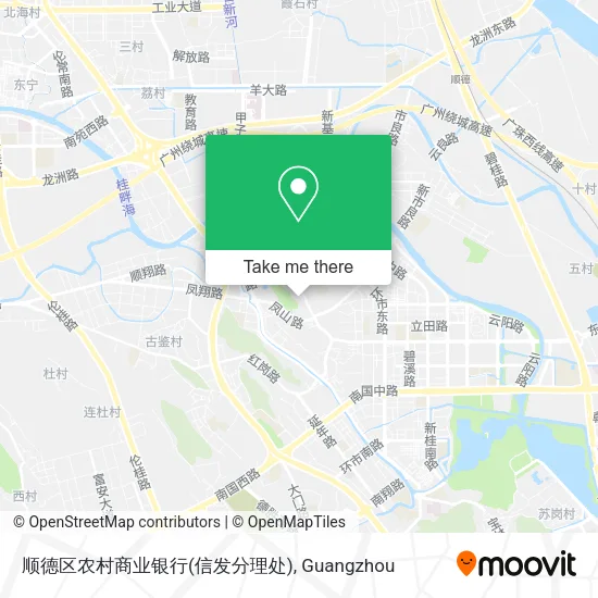 顺德区农村商业银行(信发分理处) map
