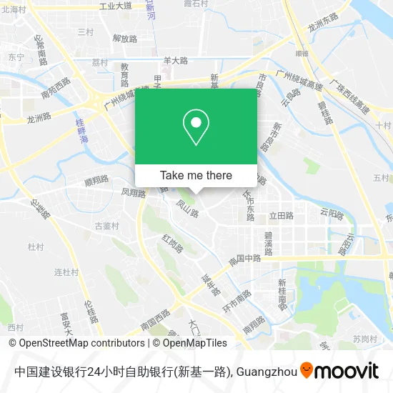 中国建设银行24小时自助银行(新基一路) map