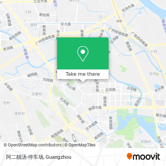 阿二靓汤-停车场 map