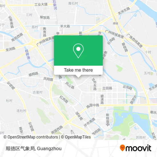 顺德区气象局 map