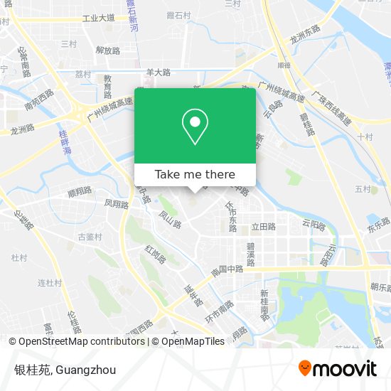 银桂苑 map