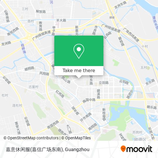 嘉意休闲服(嘉信广场东南) map