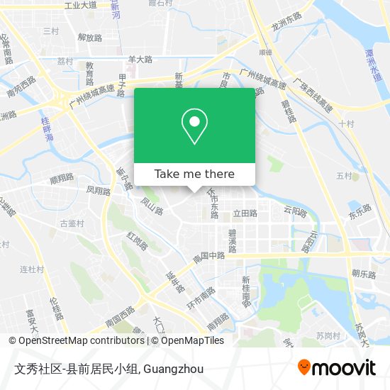 文秀社区-县前居民小组 map