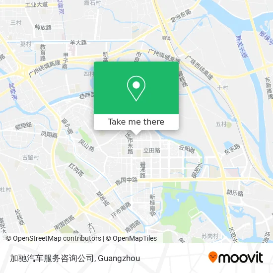 加驰汽车服务咨询公司 map
