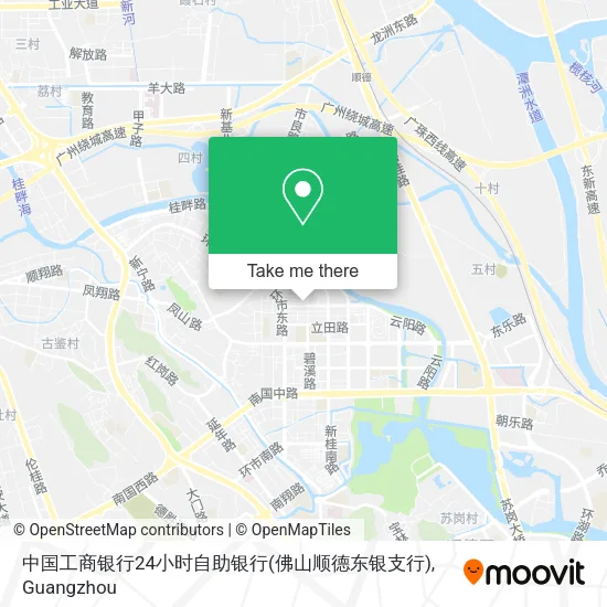 中国工商银行24小时自助银行(佛山顺德东银支行) map