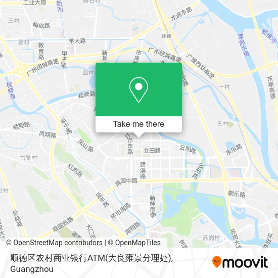 顺德区农村商业银行ATM(大良雍景分理处) map