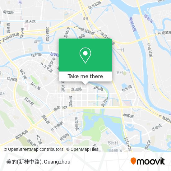 美的(新桂中路) map