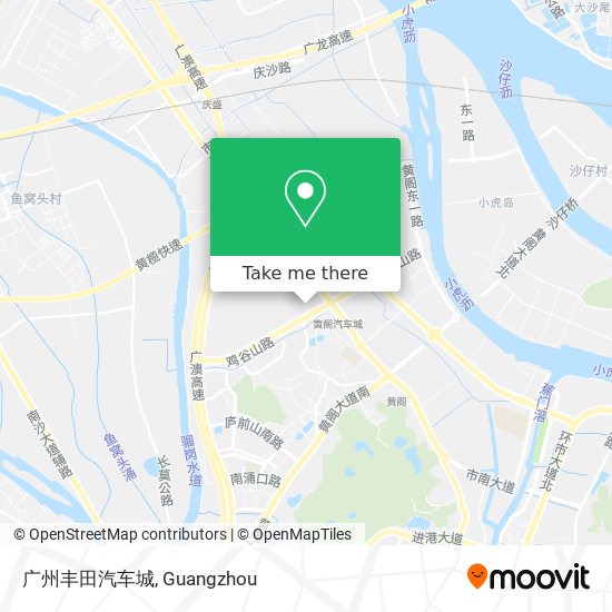广州丰田汽车城 map