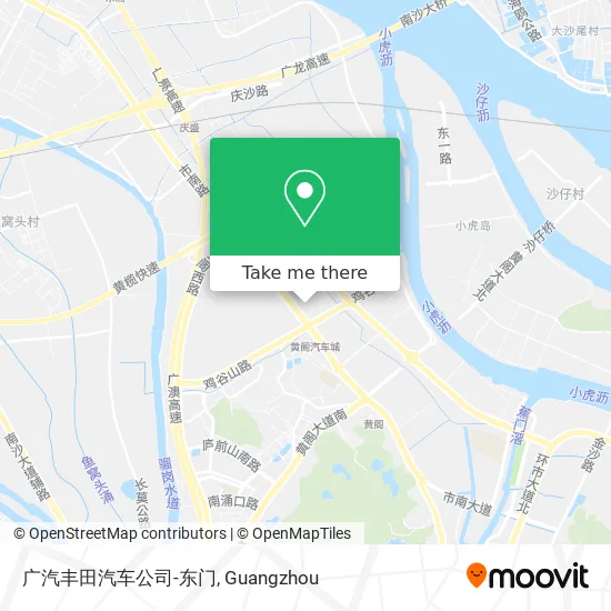 广汽丰田汽车公司-东门 map