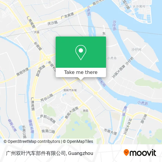 广州双叶汽车部件有限公司 map