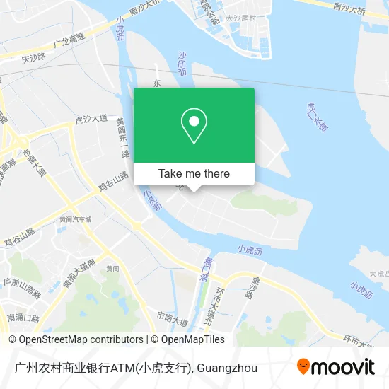 广州农村商业银行ATM(小虎支行) map