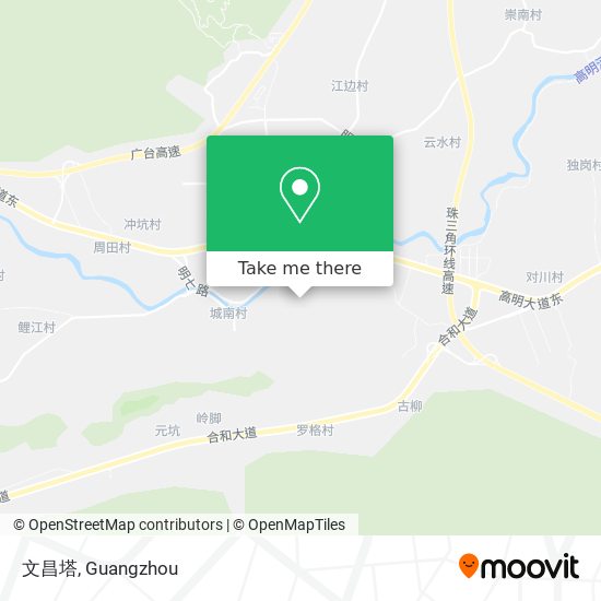 文昌塔 map