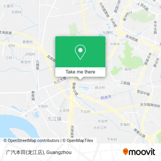 广汽本田(龙江店) map
