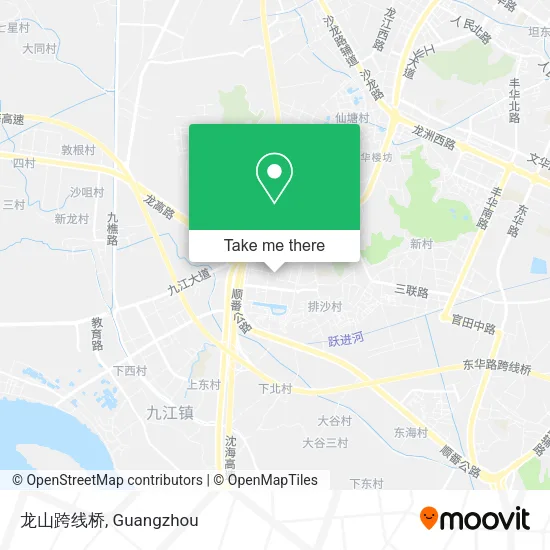 龙山跨线桥 map