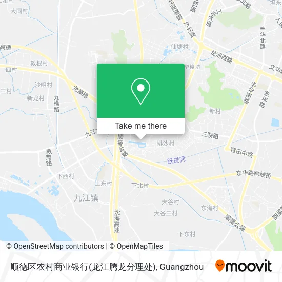 顺德区农村商业银行(龙江腾龙分理处) map