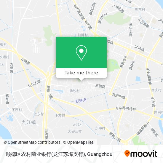顺德区农村商业银行(龙江苏埠支行) map