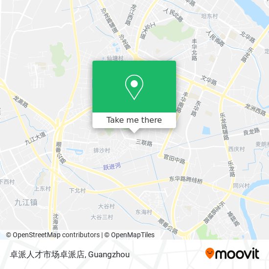 卓派人才市场卓派店 map