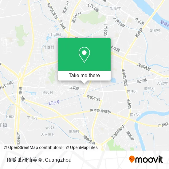 顶呱呱潮汕美食 map