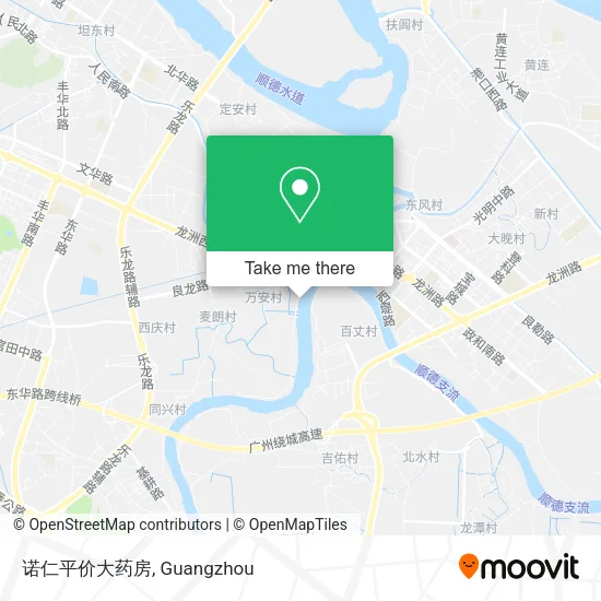 诺仁平价大药房 map