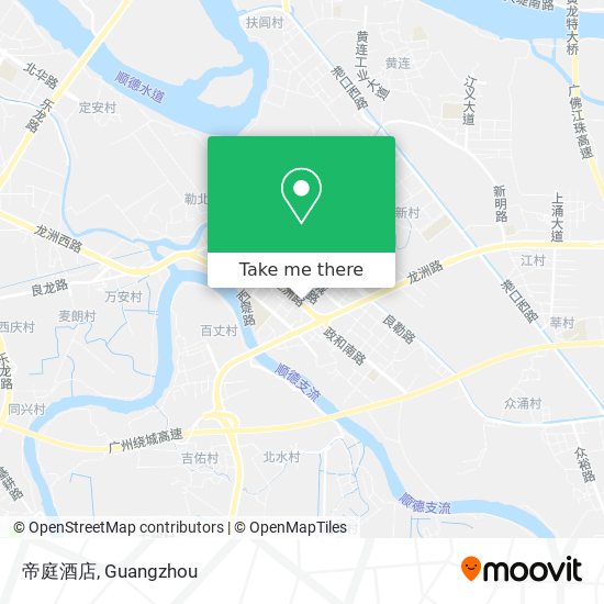帝庭酒店 map