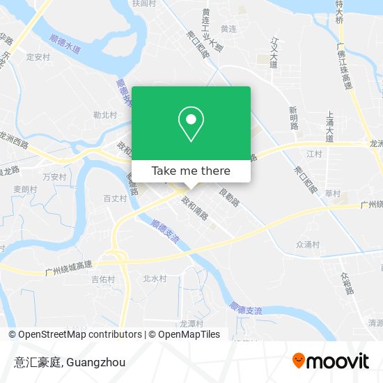 意汇豪庭 map