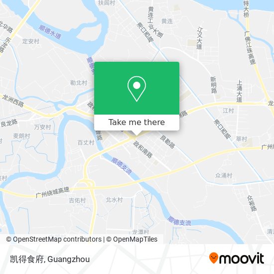 凯得食府 map