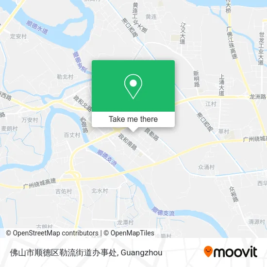 佛山市顺德区勒流街道办事处 map