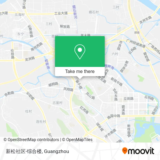 新松社区-综合楼 map