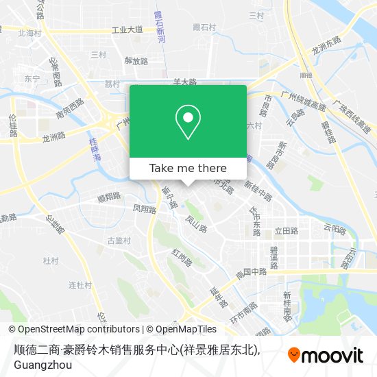 顺德二商·豪爵铃木销售服务中心(祥景雅居东北) map