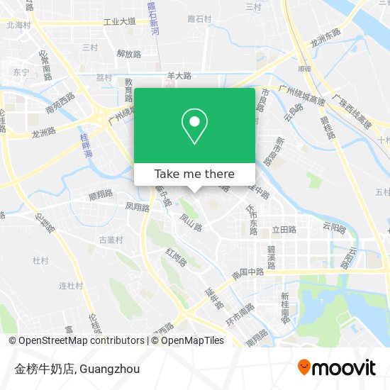 金榜牛奶店 map