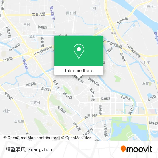 福盈酒店 map