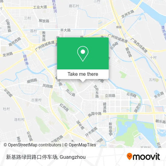 新基路绿田路口停车场 map