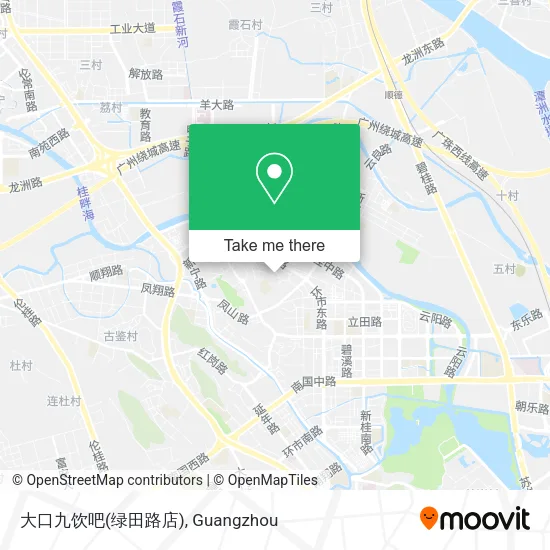 大口九饮吧(绿田路店) map