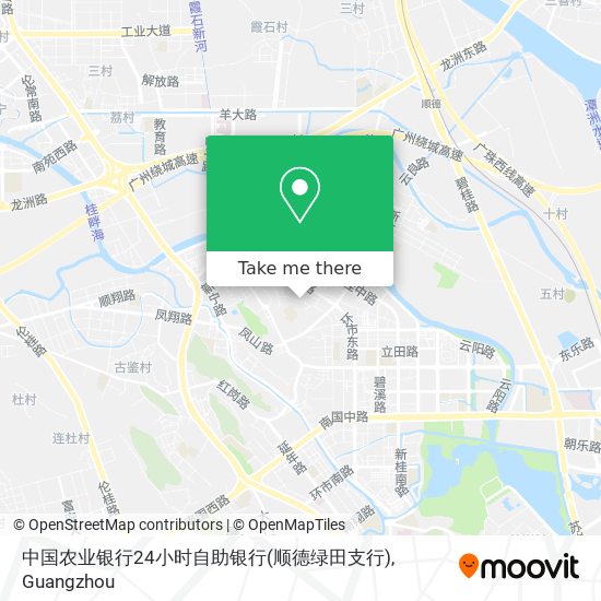 中国农业银行24小时自助银行(顺德绿田支行) map